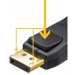 GOOBAY Καλώδιο DisplayPort 64797 1m 8K/60Hz 32.4Gbps Μαύρο GOOBAY Καλώδιο DisplayPort 64797 1m 8K/60Hz 32.4Gbps Μαύρο