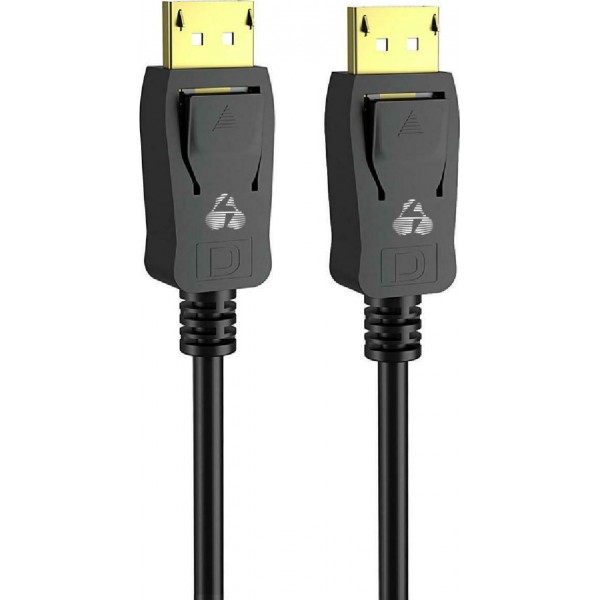 POWERTECH καλώδιο DisplayPort 1.2V CAB-DP046, copper, 4K, 1.5m, μαύρο