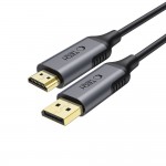 Tech-Protect UltraBoost Καλώδιο DisplayPort 1.4 σε HDMI 2.0 4K 60Hz – 2m Μαύρο Tech-Protect UltraBoost Καλώδιο DisplayPort 1.4 σε HDMI 2.0 4K 60Hz – 2m Μαύρο