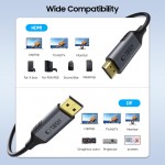 Tech-Protect UltraBoost Καλώδιο DisplayPort 1.4 σε HDMI 2.0 4K 60Hz – 2m Μαύρο Tech-Protect UltraBoost Καλώδιο DisplayPort 1.4 σε HDMI 2.0 4K 60Hz – 2m Μαύρο