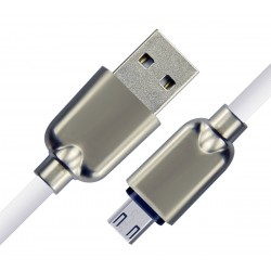 CABLETIME καλώδιο micro USB σε USB CT-PE32-ZFMC, 2A, 480Mbps, 1m, λευκό