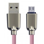 CABLETIME καλώδιο micro USB σε USB CT-PE32-ZFMC, 2A, 480Mbps, 1m, ροζ