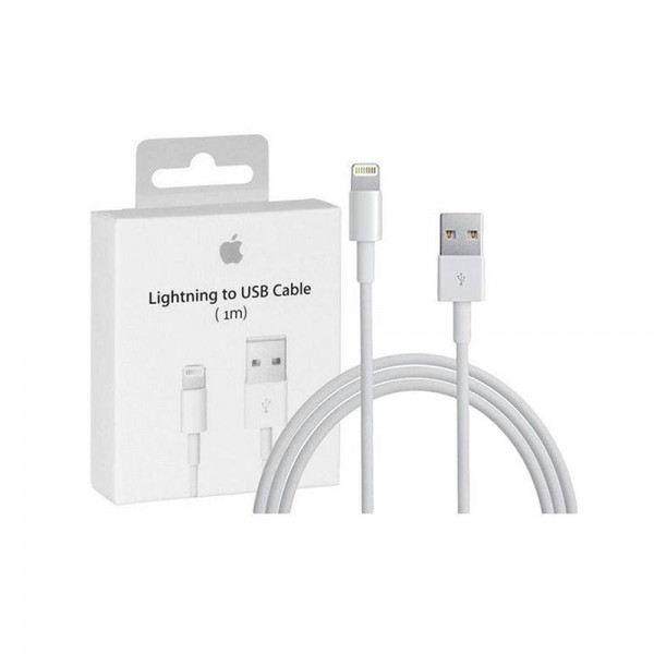 Apple Charge Cable USB to Lightning Λευκό 1m (MXLY2ZM/A)