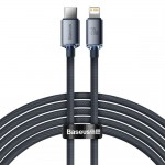 Baseus Crystal Shine cable USB-C to Lightning, 20W, PD, 2m Black (CAJY000301) (BASCAJY000301) Baseus Crystal Shine cable USB-C to Lightning, 20W, PD, 2m Black (CAJY000301) (BASCAJY000301)