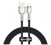 Baseus USB cable for Lightning Baseus Cafule, 2.4A, 1m Black (CALJK-A01) (BASCALJK-A01)
