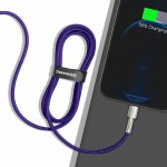 Baseus Καλώδιο USB σε Lightning Cafule 1m Μοβ (CALJK-A05) (BASCALJK-A05)