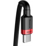 Baseus Cafule Braided USB 2.0 Cable USB-C male - USB-C male Κόκκινο 2m, CATKLF-AL91