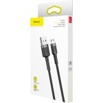 Baseus Cafule Braided USB 2.0 to micro USB Cable Γκρι 1m| CAMKLF-BG1
