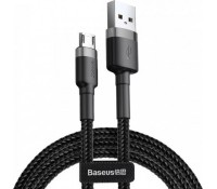 Baseus Cafule Braided USB 2.0 to micro USB Cable Γκρι 2m (CAMKLF-CG1 )