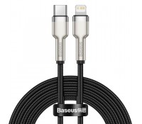Baseus Cafule Braided USB-C to Lightning Cable 20W Μαύρο 1m CATLJK-A01