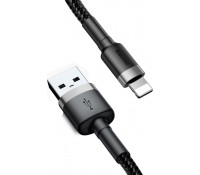 Baseus Cafule Braided USB to Lightning Cable Μαύρο 3m, CALKLF-RG1