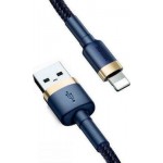 Baseus Cafule Braided USB to Lightning Cable Μπλε 2m 