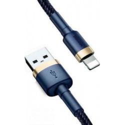 Baseus Cafule Braided USB to Lightning Cable Μπλε 2m 