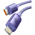 Baseus Crystal Shine Braided USB-C to Lightning Cable 20W Μωβ 2m (CAJY000305) Baseus Crystal Shine Braided USB-C to Lightning Cable 20W Μωβ 2m (CAJY000305)