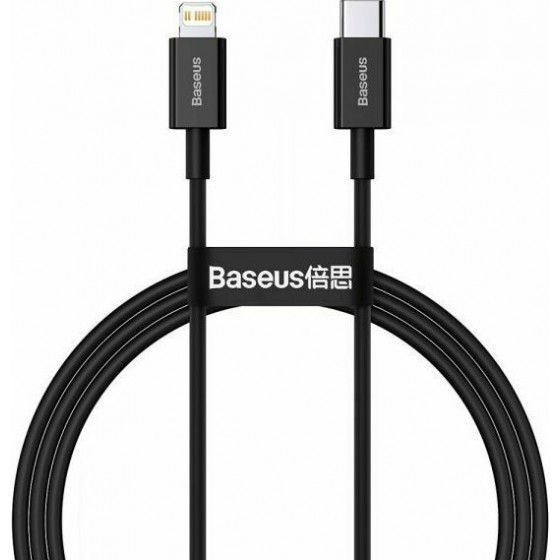 Baseus - Data Cable Superior Series (CATLYS-A01) - Type-C to Lightning PD, 20W, 1m - Black