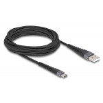 DELOCK καλώδιο USB σε USB-C 81123, 60W, 480Mbps, 3m, μαύρο DELOCK καλώδιο USB σε USB-C 81123, 60W, 480Mbps, 3m, μαύρο