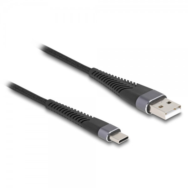 DELOCK καλώδιο USB σε USB-C 81123, 60W, 480Mbps, 3m, μαύρο DELOCK καλώδιο USB σε USB-C 81123, 60W, 480Mbps, 3m, μαύρο