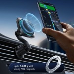 ESR OMNILOCK CRYOBOOST MAGNETIC MAGSAFE VENT CAR MOUNT WIRLESSS CHARGER 25W QI2.2 BLACK