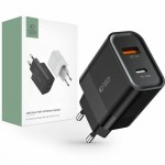 Tech-Protect Φορτιστής Χωρίς Καλώδιο με Θύρα USB-A και Θύρα USB-C 30W Power Delivery / Quick Charge 3.0 Μαύρος (C30W)