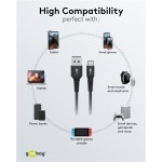 GOOBAY καλώδιο USB-C σε USB 74528, 60W, 480Mbps, 3m, μαύρο GOOBAY καλώδιο USB-C σε USB 74528, 60W, 480Mbps, 3m, μαύρο