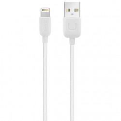 USAMS καλώδιο Lightning σε USB US-SJ097, 10.5W, 1m, λευκό