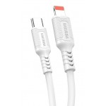 KAKUSIGA καλώδιο Lightning σε USB-C KSC-984, σιλικόνης, 27W, 480Mbps, 1m, λευκό KAKUSIGA καλώδιο Lightning σε USB-C KSC-984, σιλικόνης, 27W, 480Mbps, 1m, λευκό