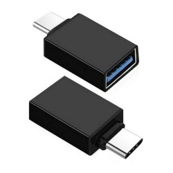 POWERTECH αντάπτορας USB 3.0 σε USB Type-C CAB-UC057, μαύρος