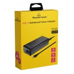 POWERTECH PT-1319 Universal Φορτιστής Laptop USB-C PD 3.0 65W – Μαύρος