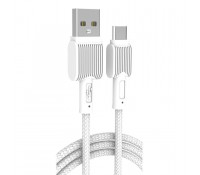 POWERTECH καλώδιο USB σε USB-C eco PTR-0111, 12W 2.4A, 1m, λευκό
