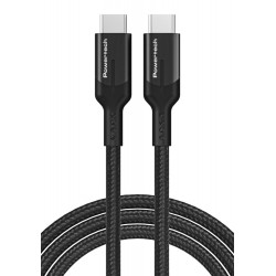 POWERTECH καλώδιο USB-C PTR-0136, PD 100W, 20Gbps, copper, 1m, μαύρο