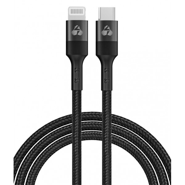 POWERTECH καλώδιο Lightning σε USB-C PTR-0203, PD 27W, 480Mbps, 1m, μαύρο POWERTECH καλώδιο Lightning σε USB-C PTR-0203, PD 27W, 480Mbps, 1m, μαύρο