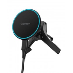 Spigen Βάση Κινητού Αυτοκινήτου με Μαγνήτη και Φόρτιση MagSafe Μαύρη, EV15MAQ QI2
