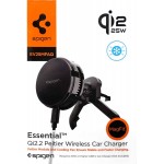 Spigen Βάση Κινητού Αυτοκινήτου με Μαγνήτη και Φόρτιση MagSafe Μαύρη, EV25MFAQ ESSENTIAL PELTIER 25W QI2.2 Spigen Βάση Κινητού Αυτοκινήτου με Μαγνήτη και Φόρτιση MagSafe Μαύρη, EV25MFAQ ESSENTIAL PELTIER 25W QI2.2