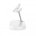 Tech-Protect Φορτιστής Magsafe Άσπρος A12 3in1 Magnetic MagSafe Wireless Charger