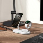 Tech-Protect Φορτιστής Magsafe Άσπρος A12 3in1 Magnetic MagSafe Wireless Charger