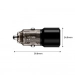 TECH-PROTECT CC403 100W 2-Port Car Charger, Διπλός Φορτιστής Αυτοκινήτου 2 Type-C - Black TECH-PROTECT CC403 100W 2-Port Car Charger, Διπλός Φορτιστής Αυτοκινήτου 2 Type-C - Black
