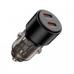 TECH-PROTECT CC403 100W 2-Port Car Charger, Διπλός Φορτιστής Αυτοκινήτου 2 Type-C - Black TECH-PROTECT CC403 100W 2-Port Car Charger, Διπλός Φορτιστής Αυτοκινήτου 2 Type-C - Black