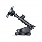 Tech-Protect Magnetic MagSafe Car Mount Phone Charger for Dashboard and Air Vent - MM15W-V5 15W Black / Interior Tech-Protect Magnetic MagSafe Car Mount Phone Charger for Dashboard and Air Vent - MM15W-V5 15W Black / Interior