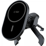 Tech-Protect MM15W-V6 Μαγνητική Βάση Αυτοκινήτου με Ασύρματη Φόρτιση 15W για MagSafe, Μαύρη