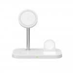 TECH-PROTECT A22 3in1 15W Magnetic stand & Wireless Charger Ασύρματος Φορτιστής, λευκός, only for Apple Series