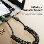 TECH-PROTECT UB20T ULTRABOOST TYPE-C CABLE PD100W/5A 180CM BLACK TECH-PROTECT UB20T ULTRABOOST TYPE-C CABLE PD100W/5A 180CM BLACK