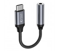 Tech-Protect Μετατροπέας USB-C male σε 3.5mm female, Μαύρο