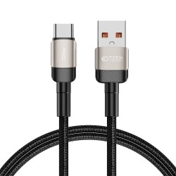 Tech-Protect Ultraboost Evo Titanium USB-C Cable 100W/5A, 1m, Titanium