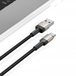 Tech-Protect Ultraboost Evo Titanium USB-C Cable 100W/5A, 2m, Titanium