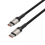 Tech-Protect Ultraboost Evo Braided Type C Cable 1m, PD100W/5A Titanium