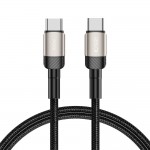 Tech-Protect Ultraboost Evo Braided Type C Cable 1m, PD100W/5A Titanium