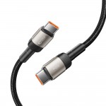 Tech-Protect Ultraboost Evo Braided Type C Cable 1m, PD100W/5A Titanium