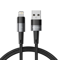 Tech-Protect Ultraboost Braided USB-A to Lightning Cable 12W Γκρι 1m