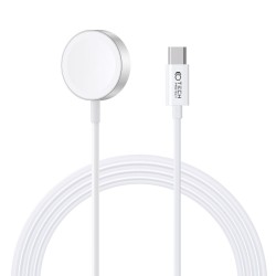 Φορτιστής Tech-Protect Ultraboost Magnetic Charging Type C Cable 120cm Apple Watch White