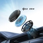 Tech-Protect V9 Arcticboost Βάση Κινητού Αυτοκινήτου με Μαγνήτη και Ασύρματη Φόρτιση MagSafe Μαύρη